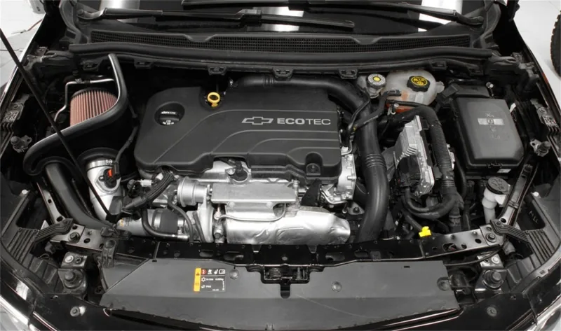 K&N 2017-2019 Chevy Cruze 1.4L Turbo Silver Typhoon Short Ram Intake (69-4537TS)