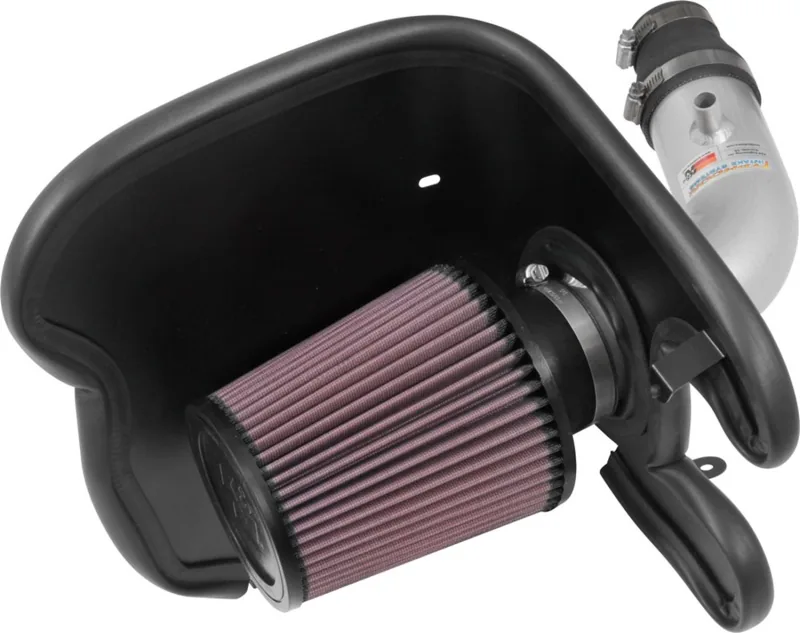 K&N 2017-2019 Chevy Cruze 1.4L Turbo Silver Typhoon Short Ram Intake (69-4537TS)