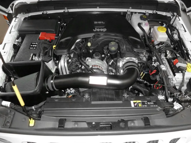 K&N Jeep Wrangler JL V6-3.6L F/I Blackhawk Performance Intake Kit (No Jeep Grand Cherokee) (71-1576)