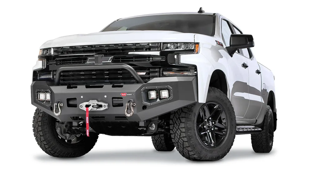 WARN Ascent Front Bumper for 2019-2022 Chevrolet Silverado 1500 (105785)