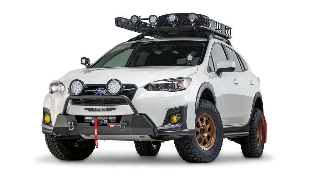 WARN Semi-Hidden Winch Mount for 2018-2023 Subaru Crosstrek (106221)