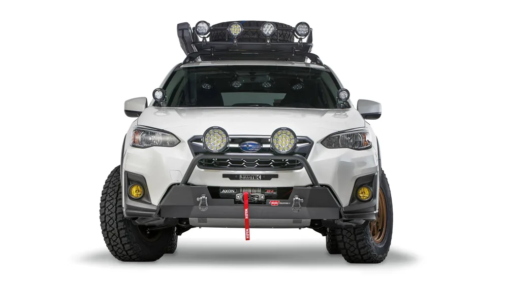 WARN Semi-Hidden Winch Mount for 2018-2023 Subaru Crosstrek (106221)