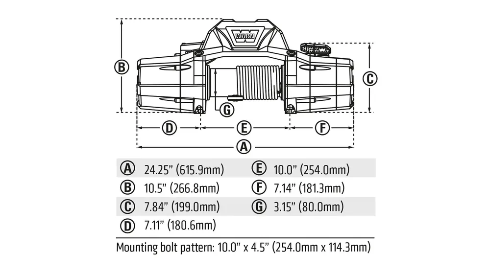 WARN ZEON 8 Winch (88980)
