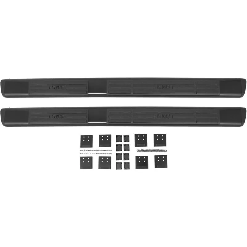 Westin Premier 6 in Oval Side Bar - Mild Steel 75 in - Black (22-6025)